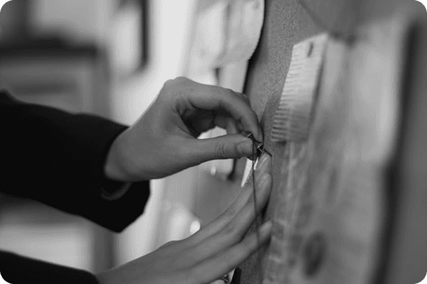 Hands working on keyboard